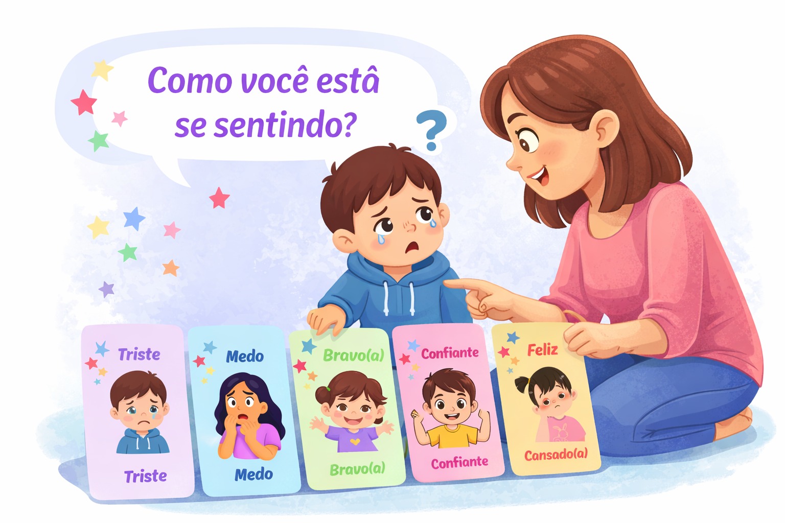 Cards Emoções